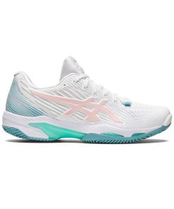Zapatilla Asics Solution Speed 2 Mujer White / Frosted Rose